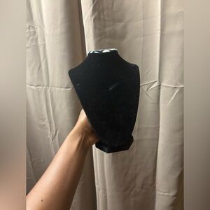 Black Velvet Necklace Display Stand